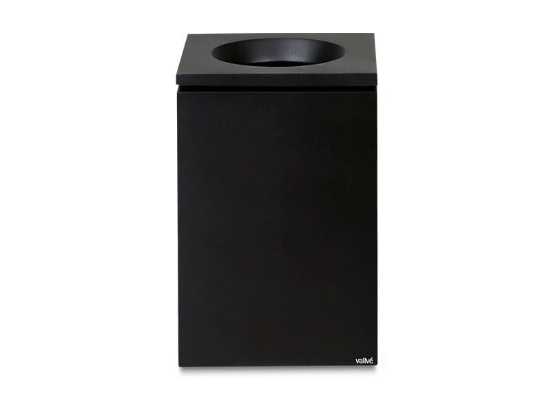 SQUARE Resin bathroom waste bin SQUARE Collection By Vallvé