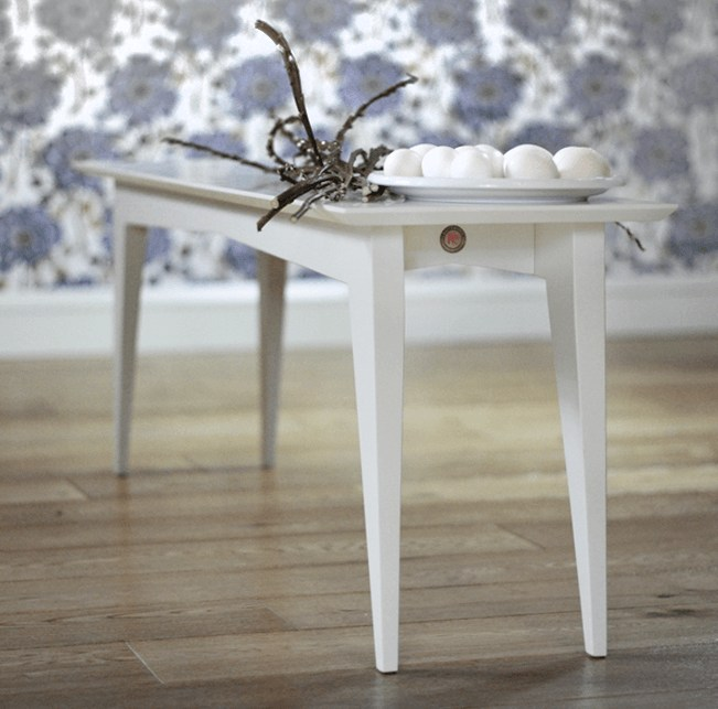 Lacquered English oak bench ST BENCH COLOUR By ST FURNITURE