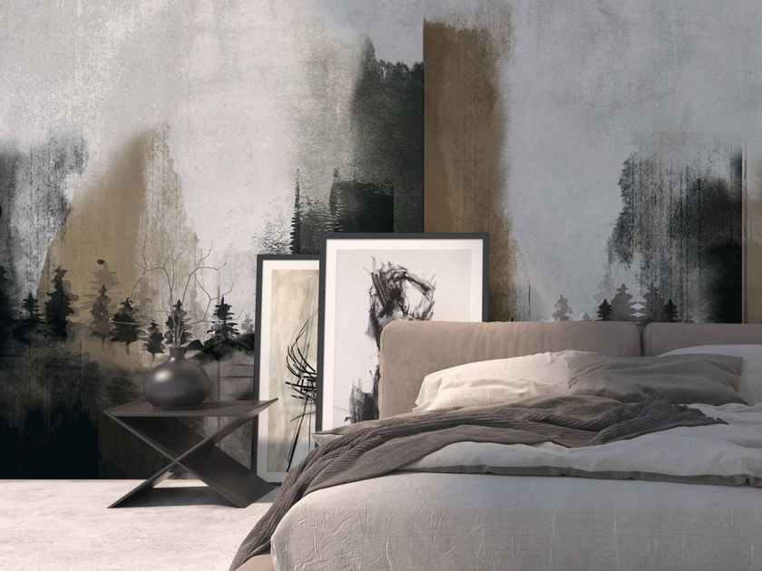Landscape vinyl wallpaper ST1.05 By YO2 design Elena Georghiadou