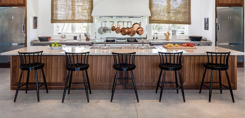 Professional custom steel kitchen with island STAINLESS STEEL ...