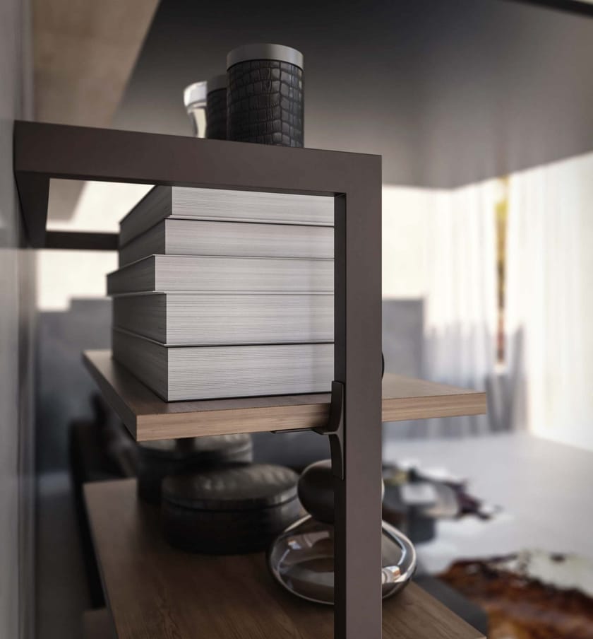 Wallmounted bookcase STEP By Damiano Latini