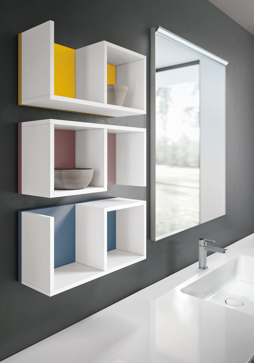 Wall-mounted vanity unit with mirror STR8 122 Str8 Collection By Gruppo ...