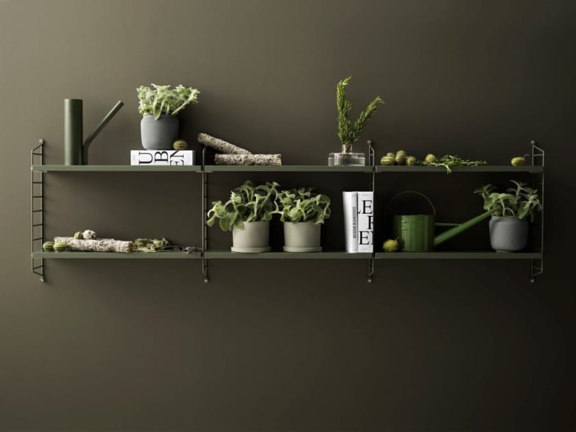 STRING® POCKET by String Furniture - Scaffale modulare sospeso in MDF - 10