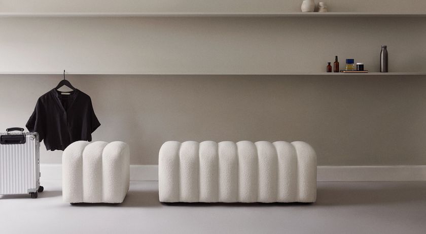 STUDIO Backless leather bench seating By NORR11