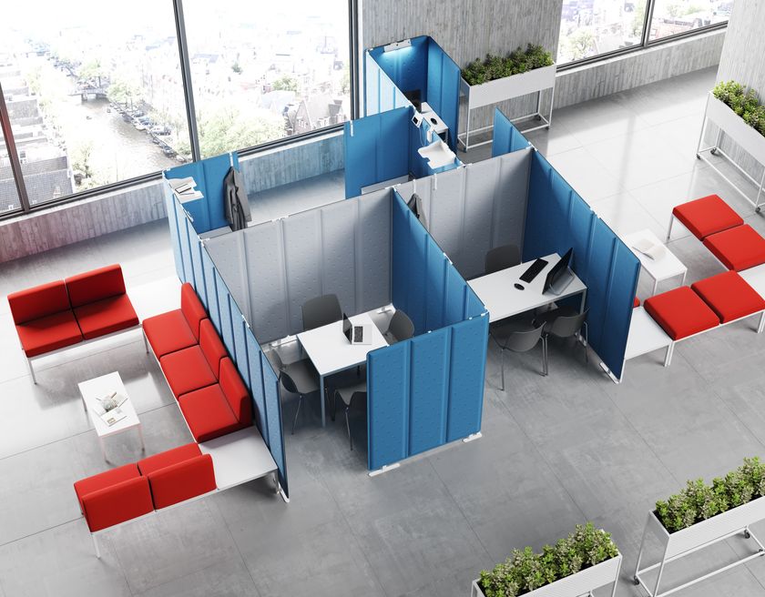 SUITE | Rectangular office desk Suite Collection By Steelbox by ...