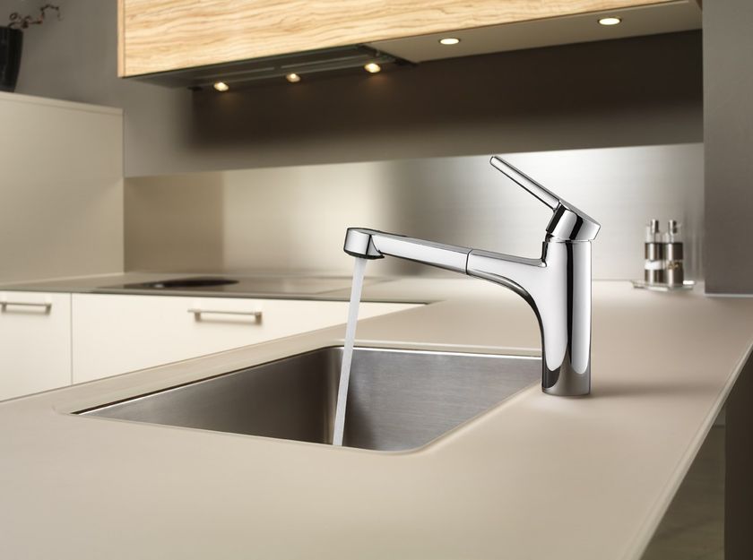 SUNO 10.171.033.000FL/10.175.033.000FL by KWC - Miscelatore da cucina con doccetta estraibile - 2