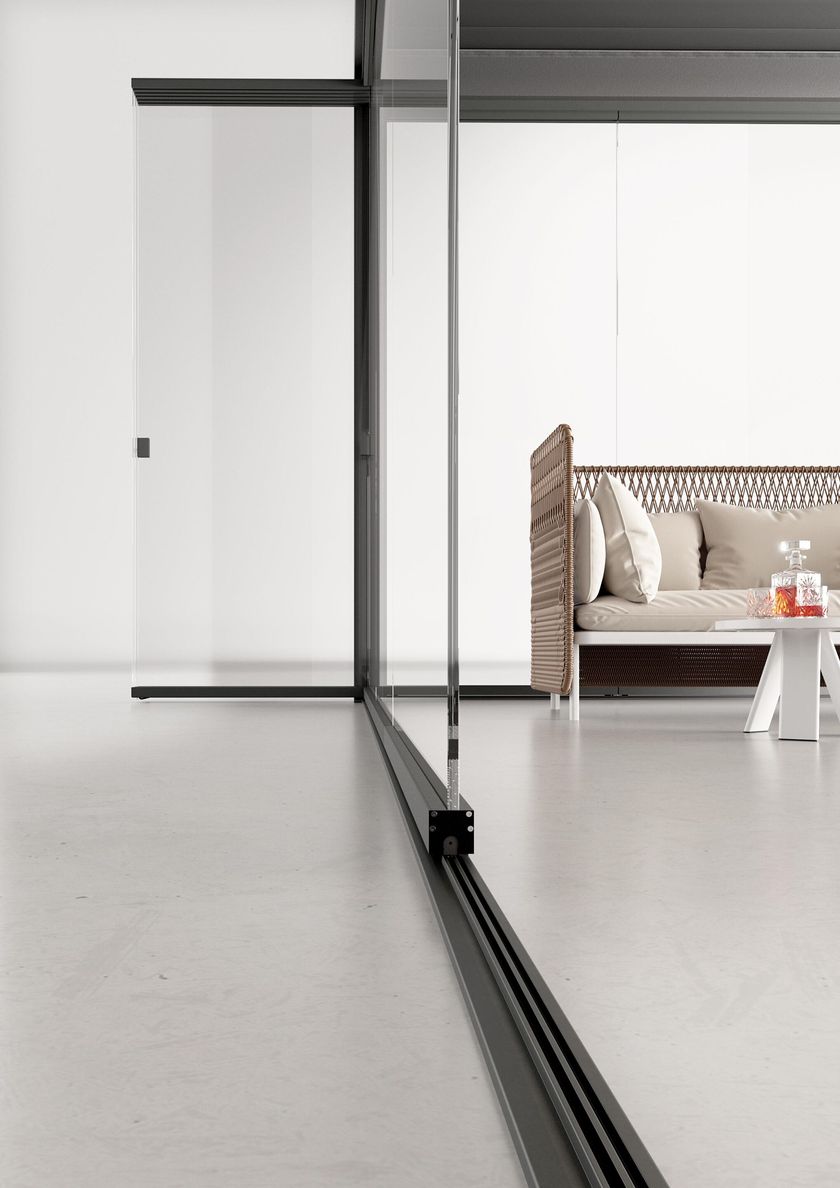 TUTTOVETRO FLOOR by SUNROOM - Vetrata pieghevole in alluminio - 3