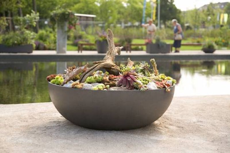 blumenkasten balkon schmal Blumenkasten BALCONI Metall Blumenkorb H/B/T 18,5/64/19,5 cm Eisen, du