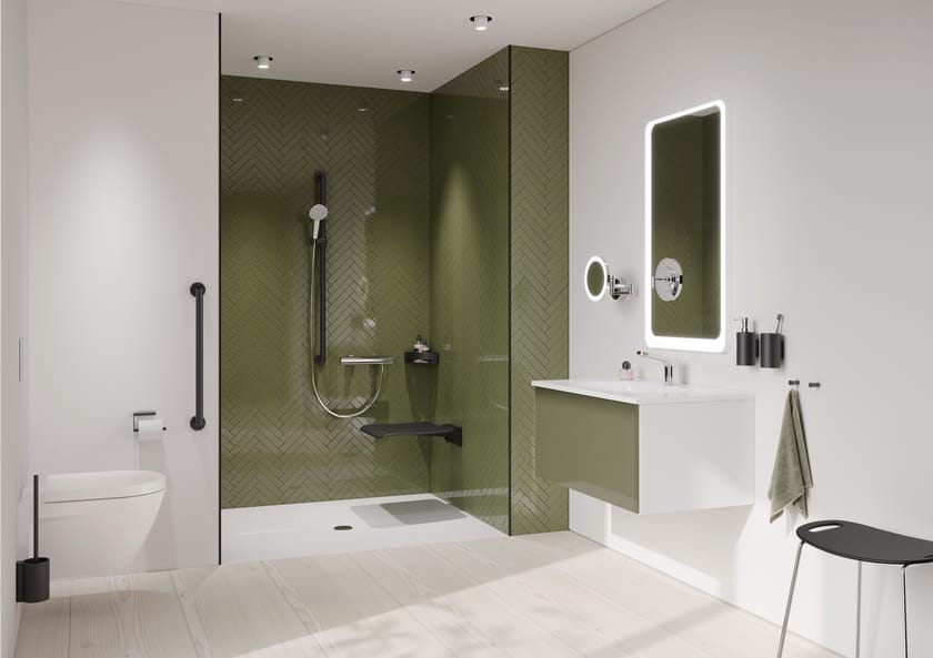 SYSTEM 900 Folding shower Seat System 900 Collection By HEWI design NOA