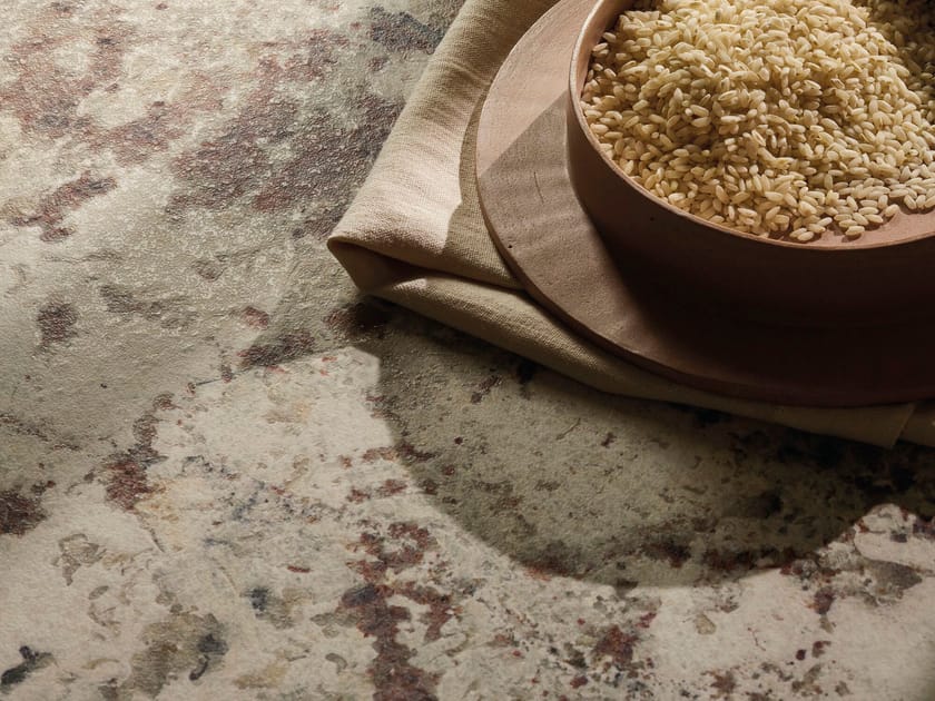 ALASKA WHITE, Top cucina in gres porcellanato effetto granito