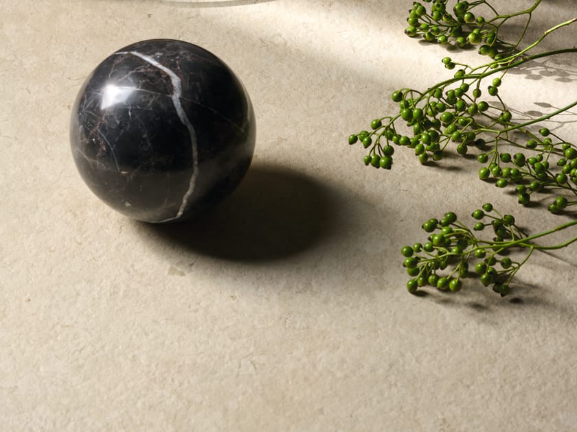 LUNA LIMESTONE, Top cucina in gres porcellanato effetto pietra