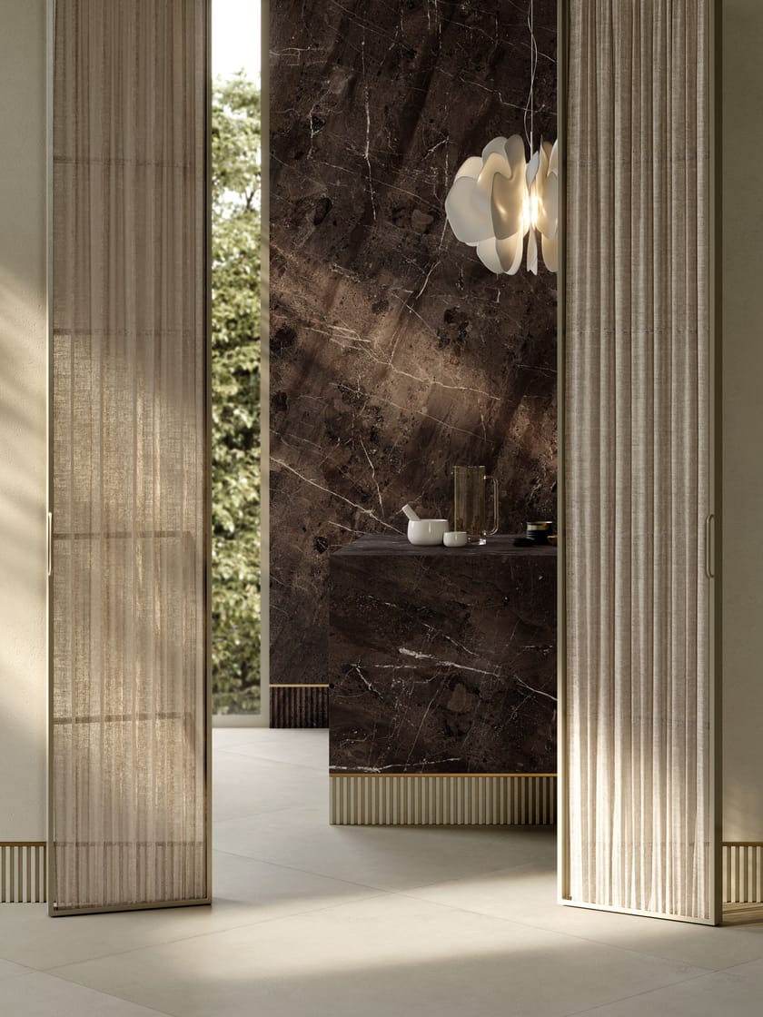 BRECCIA IMPERIALE by Sapienstone - Top cucina in gres porcellanato effetto marmo - 4