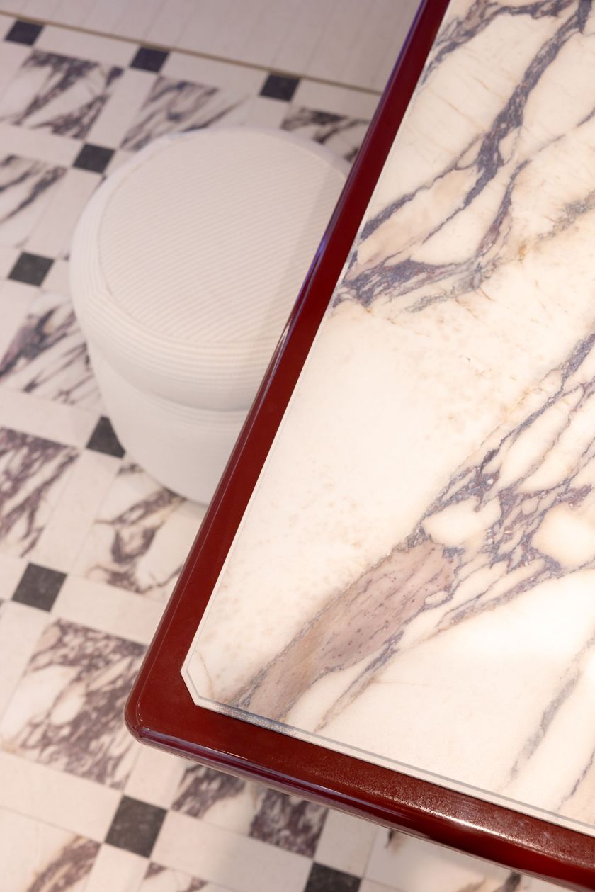 FIOR DI VIOLA 4D by Sapienstone - Top cucina in gres porcellanato effetto marmo - 6