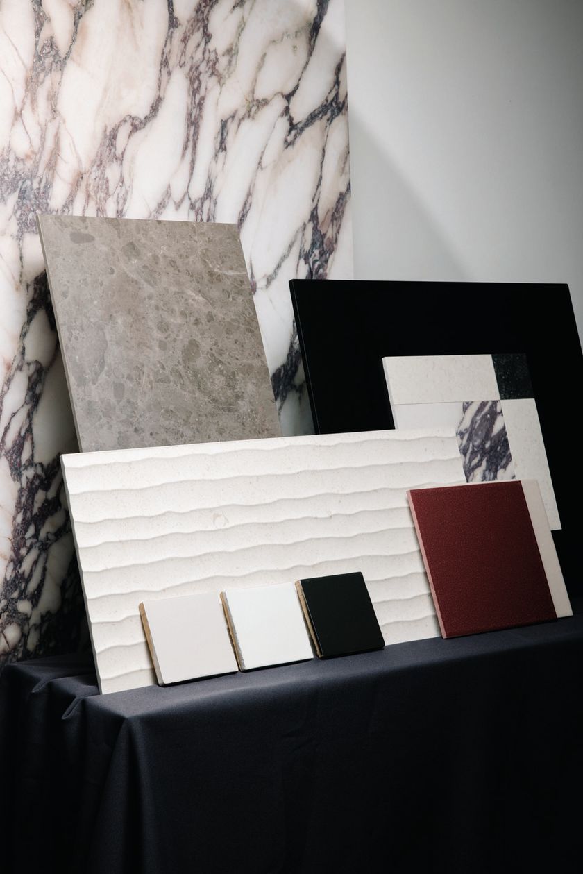FIOR DI VIOLA 4D by Sapienstone - Top cucina in gres porcellanato effetto marmo - 9