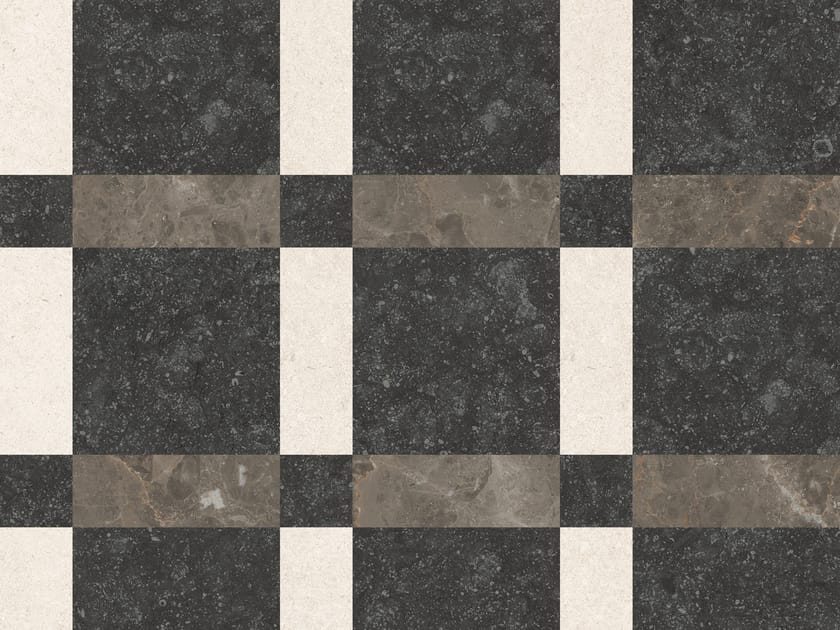 Encimera de cocina de gres porcelánico efecto piedra OMBRA DI LUCE M2 by Sapienstone