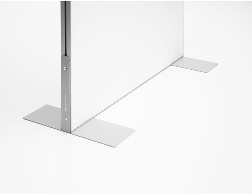 ALU LINE MOVE by Schallsauger - Divisorio ufficio freestanding - 4