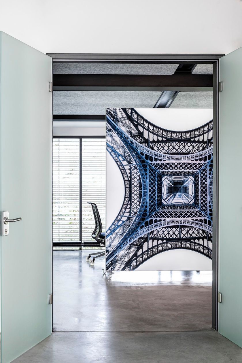 ALU LINE MOVE by Schallsauger - Divisorio ufficio freestanding - 2