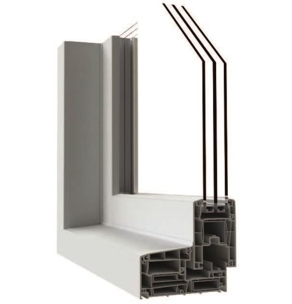 ART SLIDING by Schulz Italia - Finestra scorrevole in PVC con triplo vetro - 2