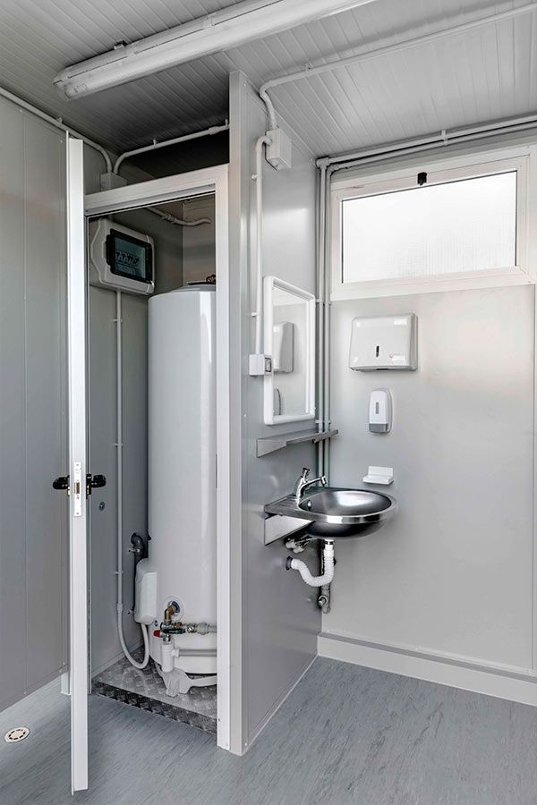 BOX SMART 6 SHOWER by Sebach - Servizio igienico monoblocco per cantiere - 3