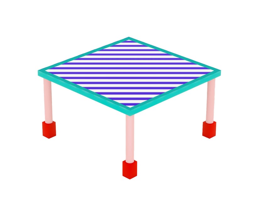 SUPERSQUARETABLE BLUE STRIPES