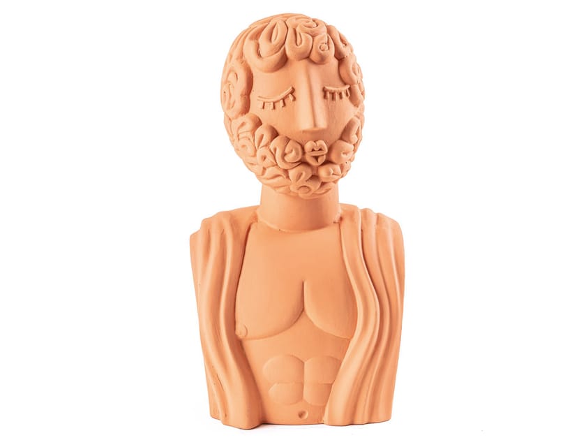 TERRACOTTA BUST MAN