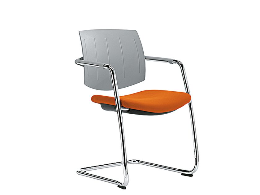 Q-EASY Cantilever reception chair By Sesta | design Giovanni Baccolini
