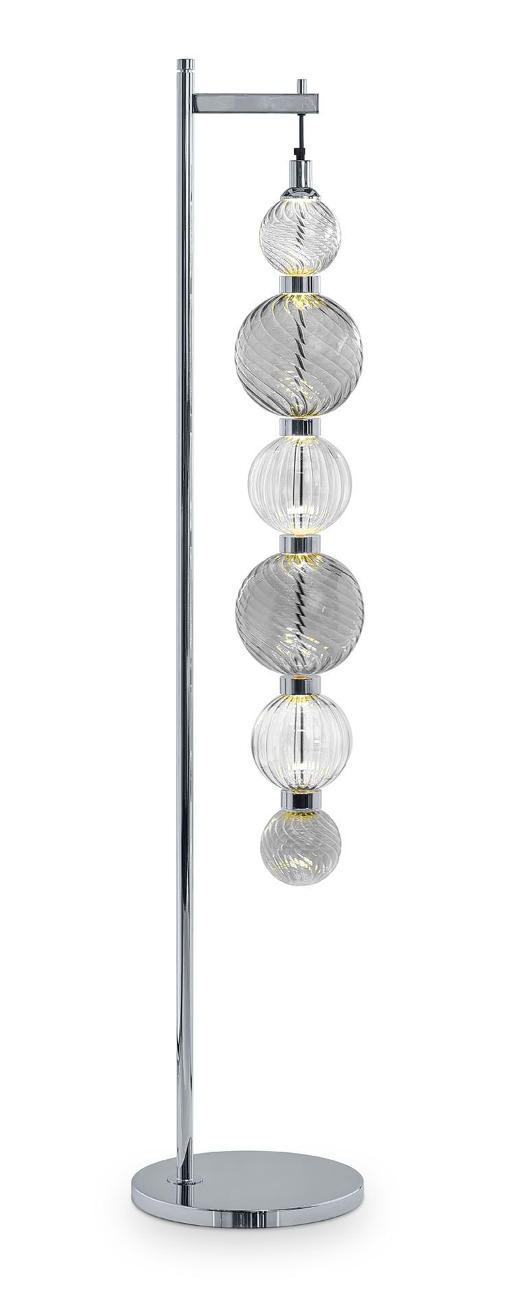 DROP Lampada da terra a LED in Pyrex® By Sicis | design Massimiliano Raggi