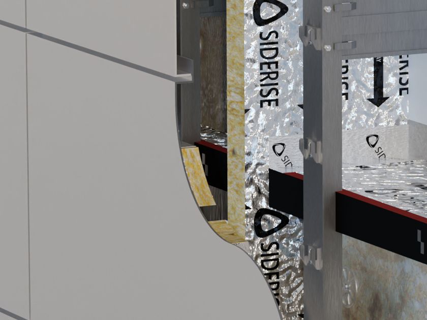 OSCI Fire stop panel for external cladding By Siderise