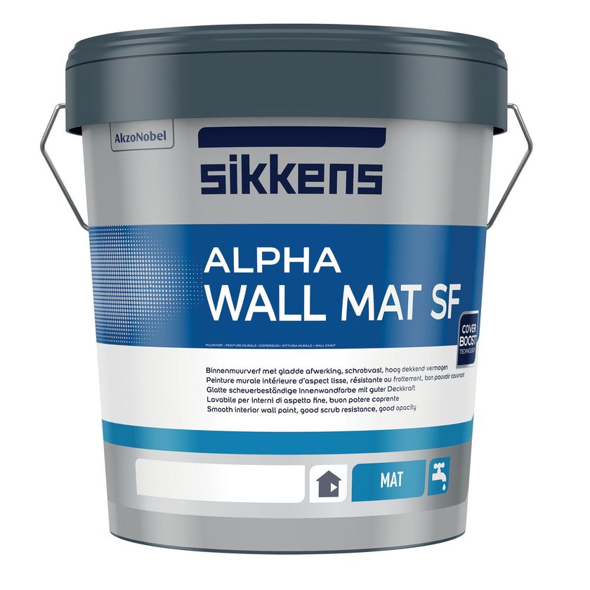ALPHA WALL MAT SF Idropittura lavabile By Sikkens