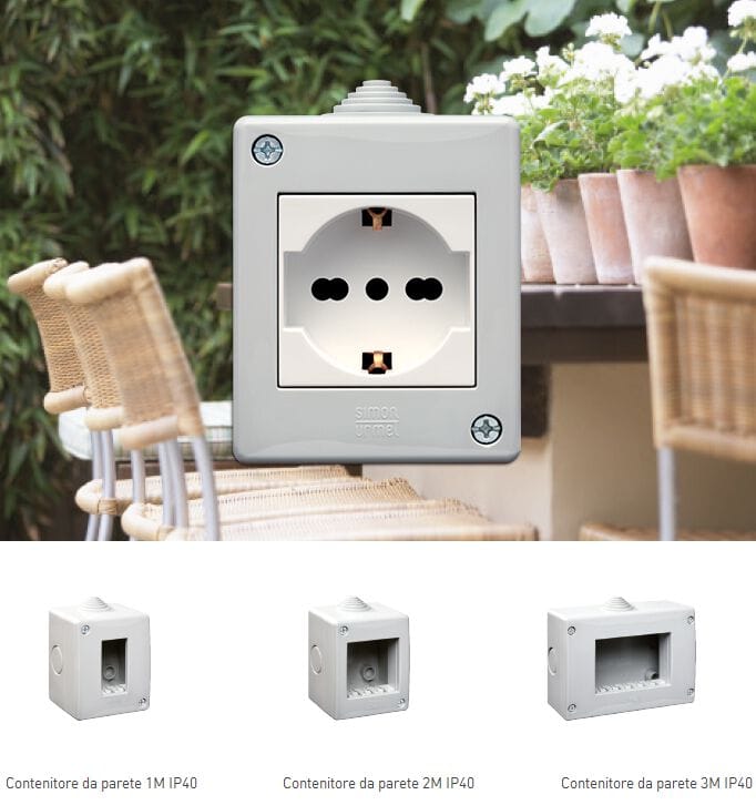 Contenitore da parete IP40 by Simon Urmet - Serie civile - 4