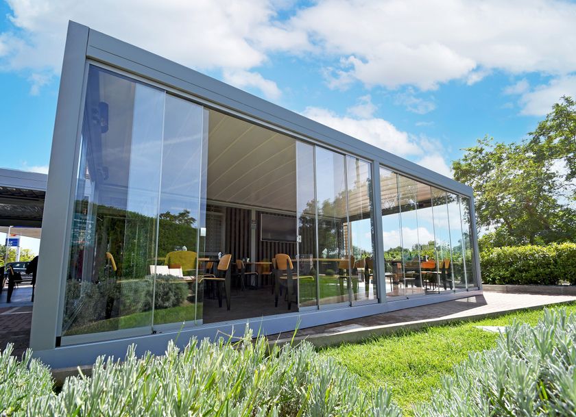 QBOX K RETRACTABLE Pergola By Sprech