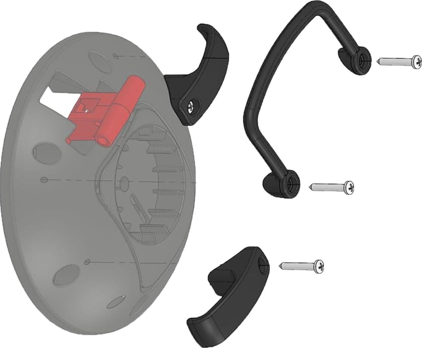 STABLETABLE® HOOK & HANDLE KIT by StableTable - Base per tavoli ribaltabile - 3