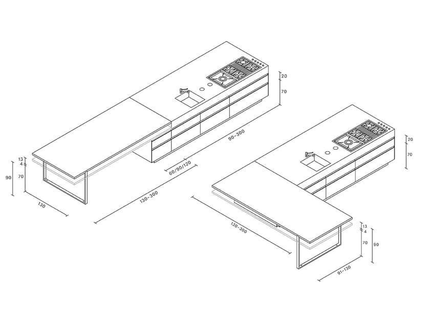 S5.1 UP AND DOWN TABLE By Arclinea