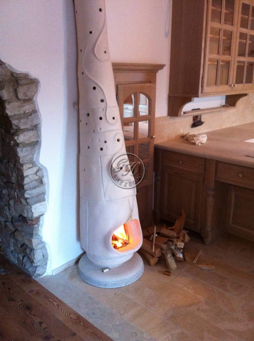 Stufa 1 by GH LAZZERINI - Stufa a legna in pietra naturale - 5