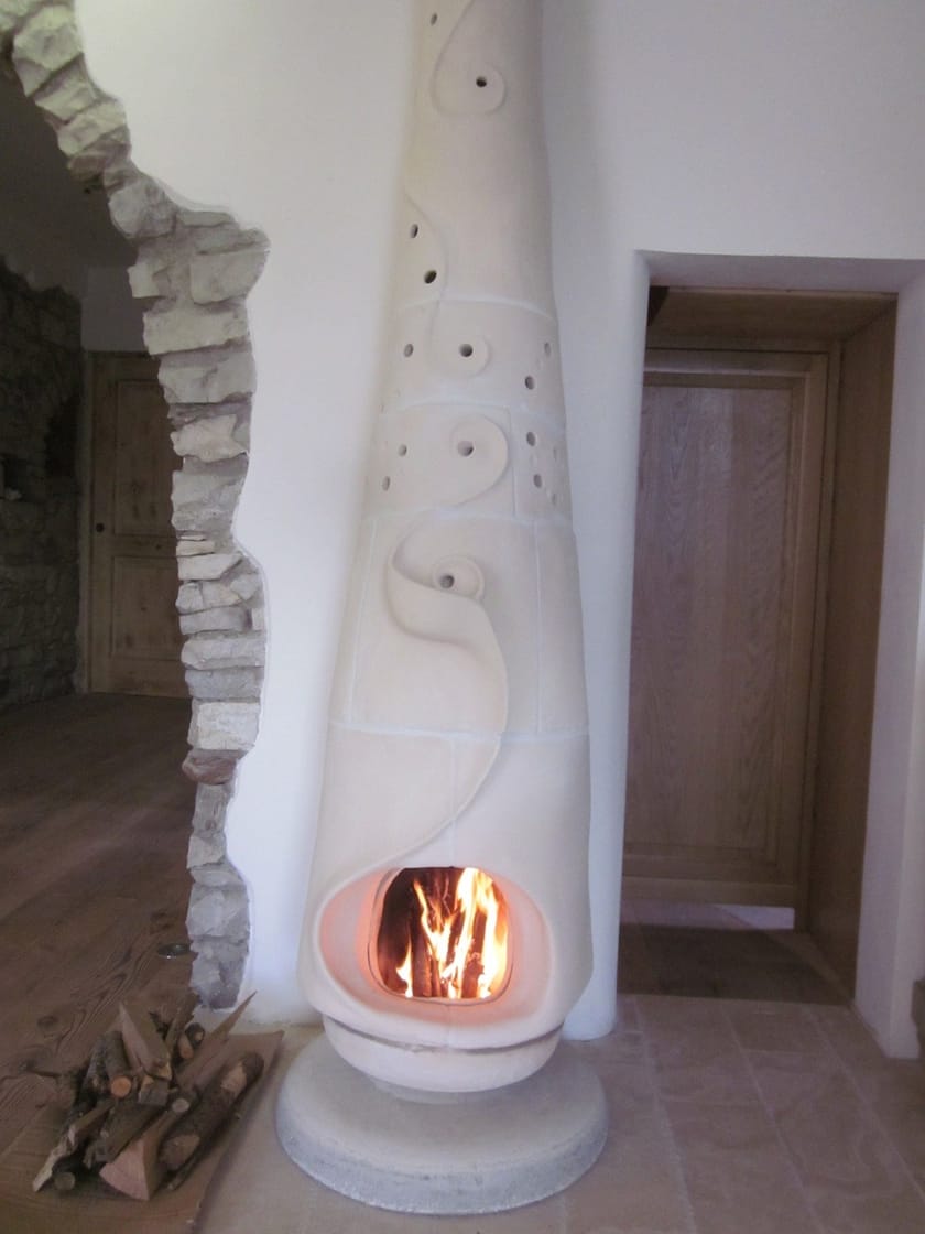 Stufa 1 by GH LAZZERINI - Stufa a legna in pietra naturale - 2