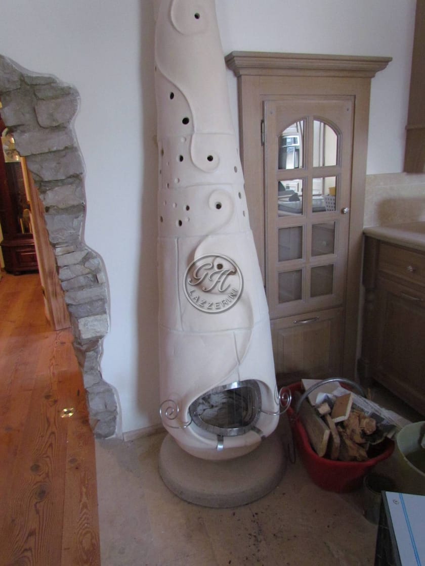 Stufa 1 by GH LAZZERINI - Stufa a legna in pietra naturale - 4