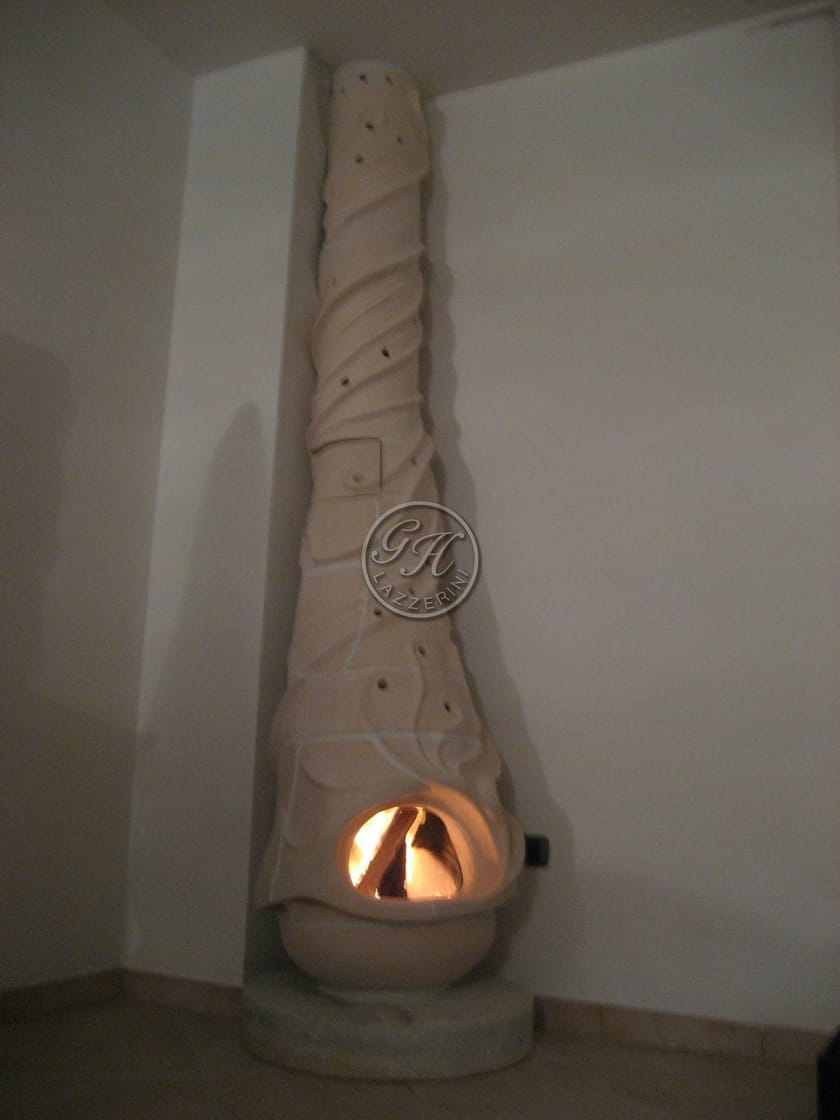 Stufa 1 by GH LAZZERINI - Stufa a legna in pietra naturale - 7