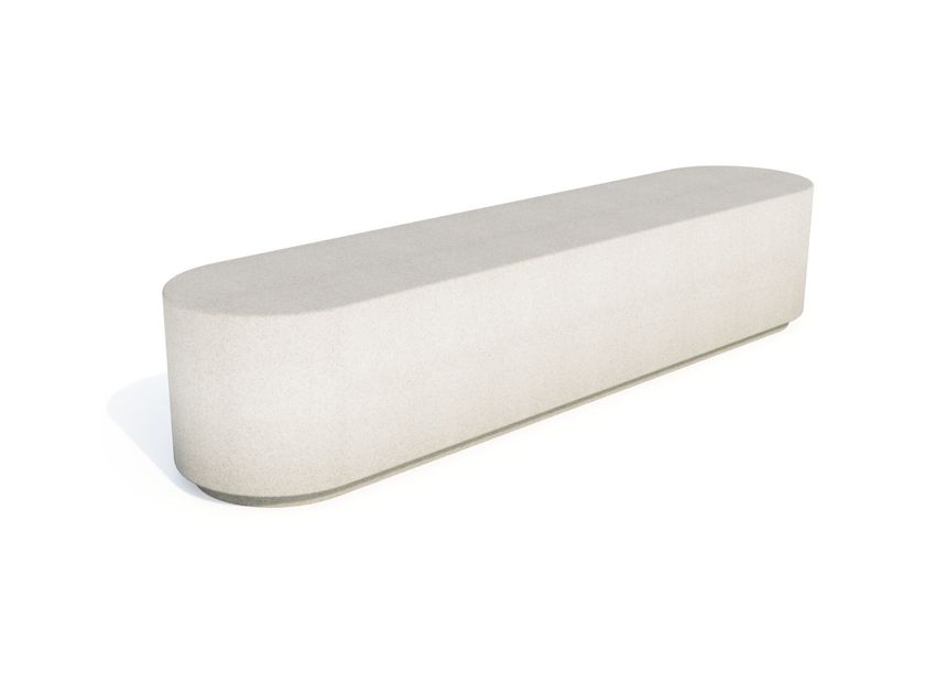 PANKO Backless cement bench By Studio Città
