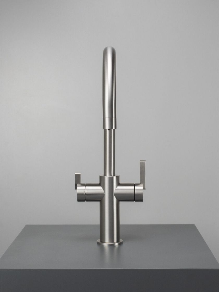 0500109X Single handle countertop stainless steel kitchen mixer tap By ...