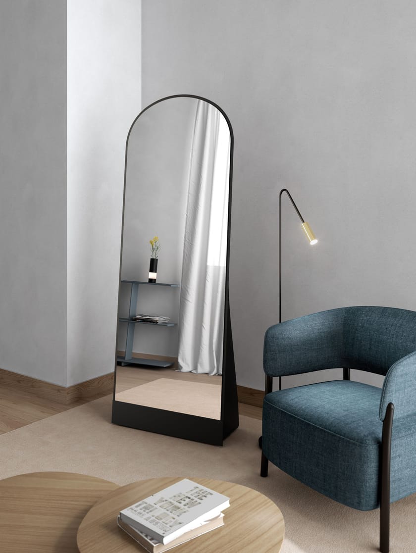 CROMA by Systemtronic - Specchio da terra in alluminio - 4