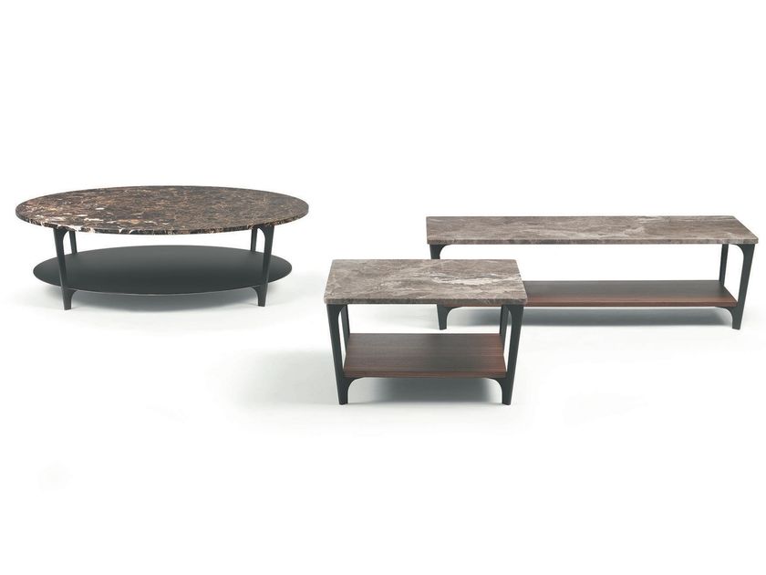 TAB | Rectangular coffee table By Marelli design Paolo Salvadè