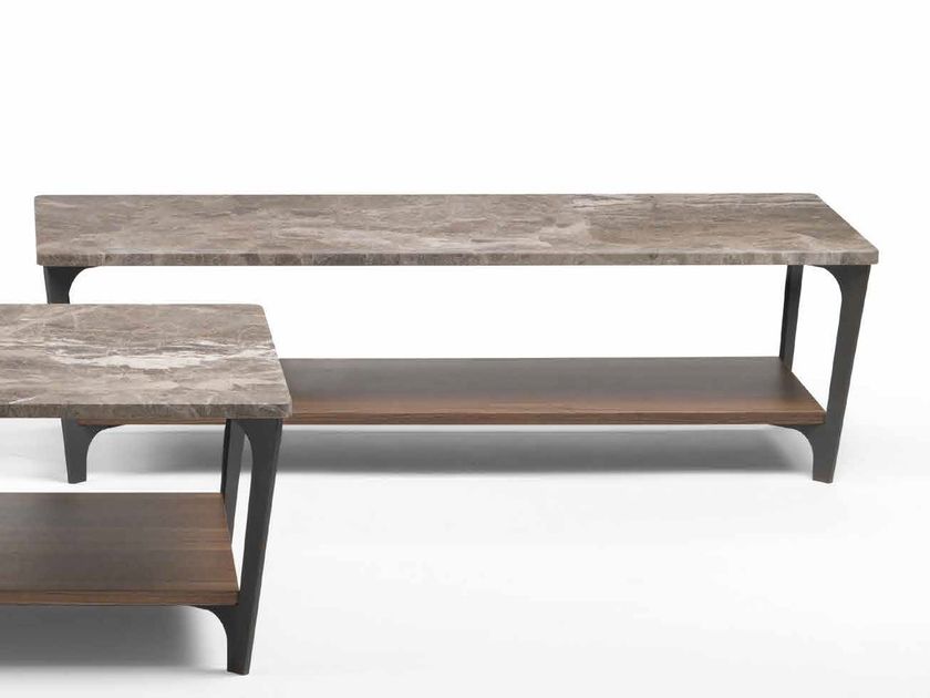 TAB | Rectangular coffee table By Marelli design Paolo Salvadè