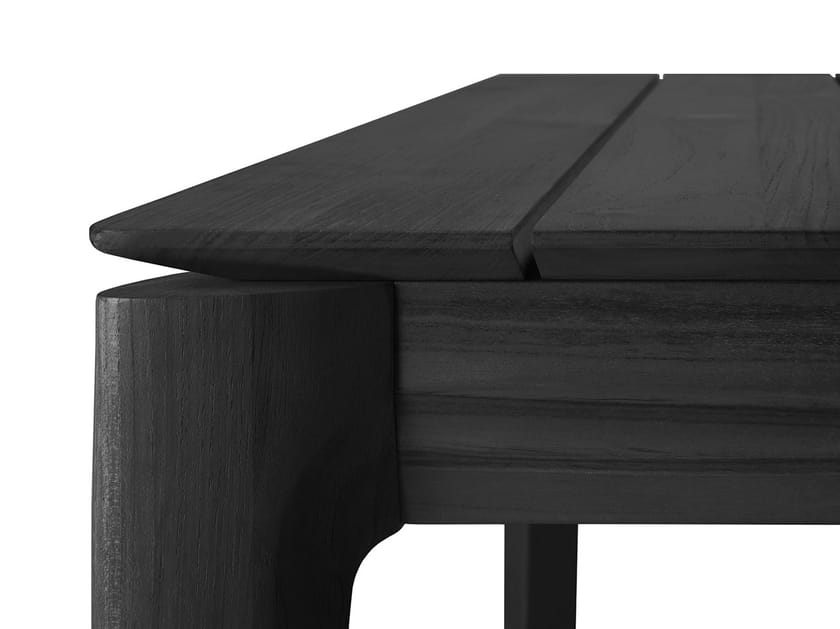 TEAK BOK BLACK Table By Ethnicraft design Alain Van Havre