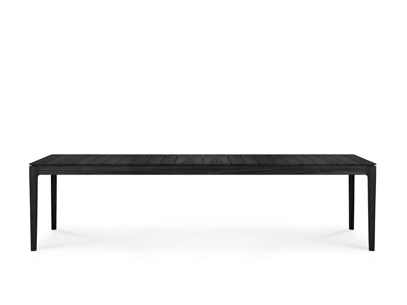 TEAK BOK BLACK Table By Ethnicraft design Alain Van Havre