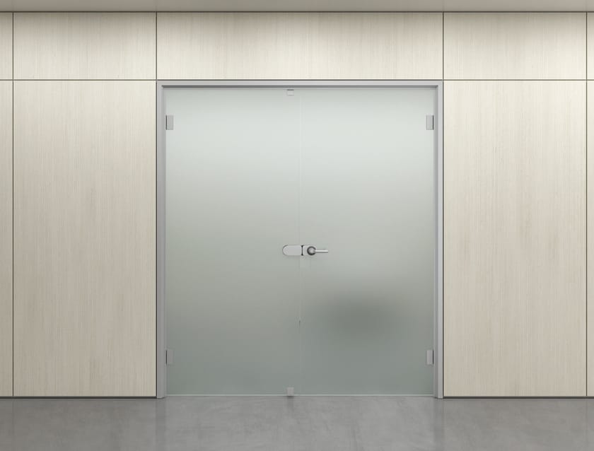 TECNA by Styloffice - Parete divisoria per ufficio in vetro e legno - 11