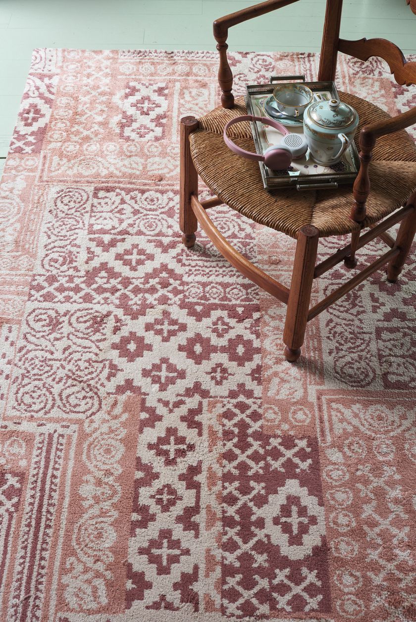 Rectangular cotton rug with geometric shapes TESSEL Patterns Collection ...