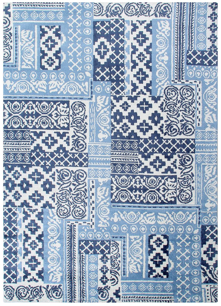 Rectangular cotton rug with geometric shapes TESSEL Patterns Collection ...