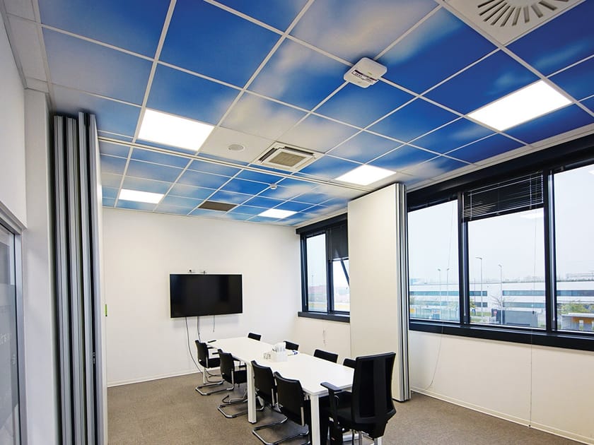 CIELO IN UNA STANZA by Sky-Tile® - Pannelli fonoassorbenti in lana di roccia per controsoffitto - 7