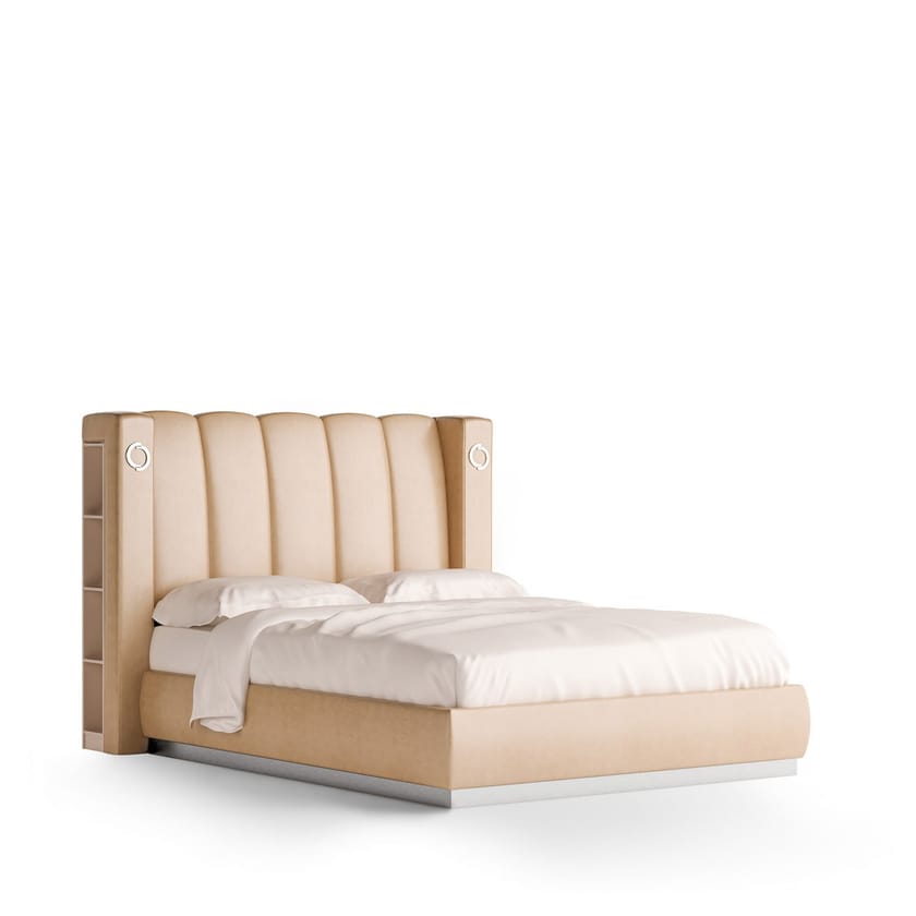 THECA Bed with storage headboard Concept Collection By Caroti