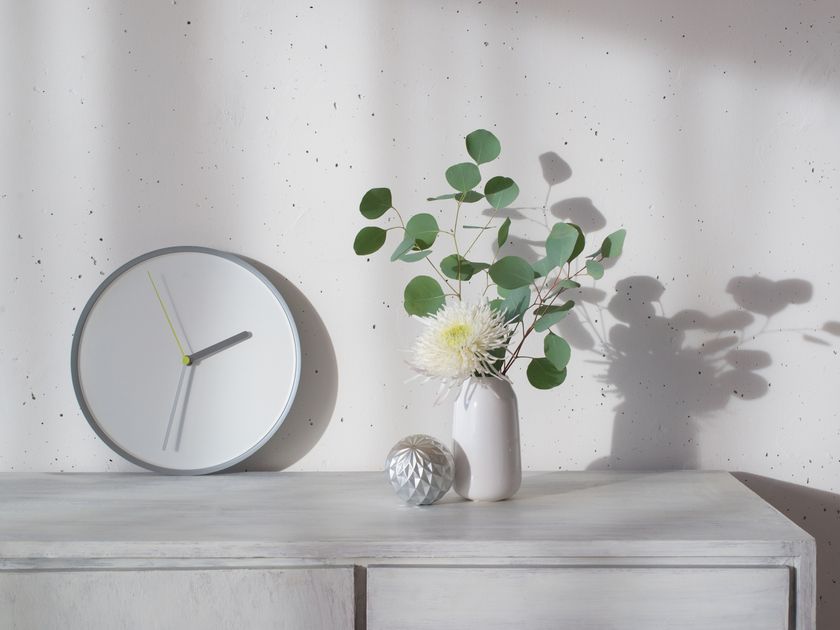 Orologio in acciaio da parete THIN By TEO design Yuno design
